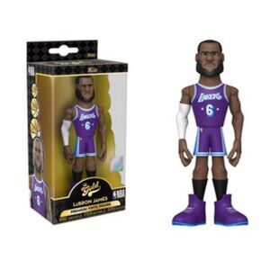 Funko Gold Basketball NBA Premium Vinyl Figure LeBron James 5" Figure